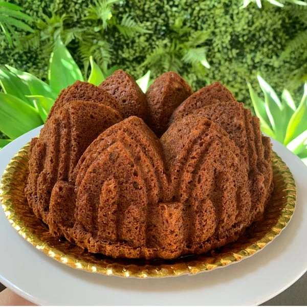 Bolo de banana da Pra Lá de Bom, fotografia oficial